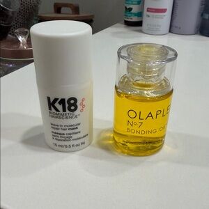 K18 Hair Mask and Olaplex Bonding Oil Set